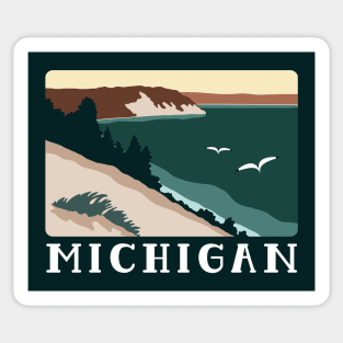 Michigan Minimalist Sticker